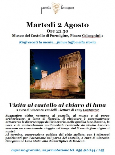 Visita Al Castello Al Chiaro Di Luna